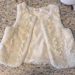 Girls (8-10) H&M Faux Fur Vest