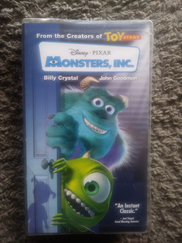 MONSTERS INC. DISNEY/PIXAR. Collectable VHS. Starring Billy Crystal and ...