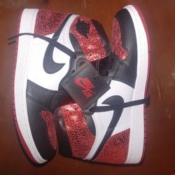 Jordan 1 Varsity Ruby Red Bred Toe