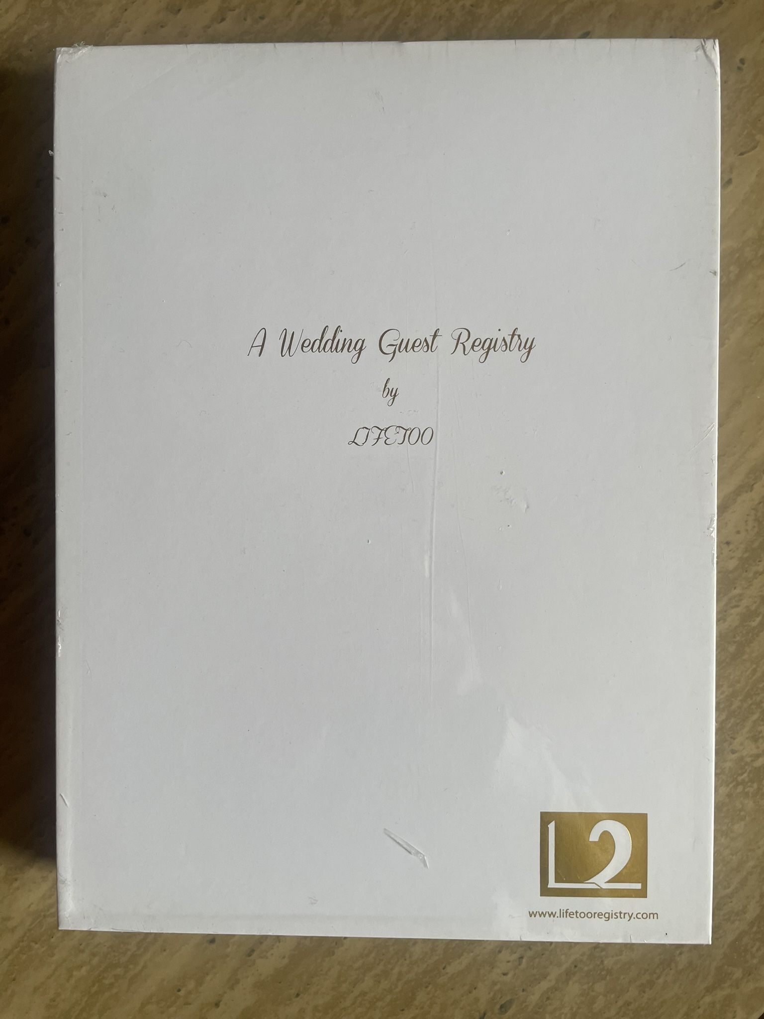 ~New Unopened~ Wedding Guest Registry Book With Photo space, Photo Frame Stand & Pen set