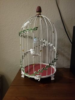 Decorative Gift Card Cage And Plack