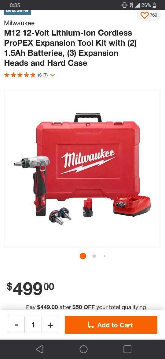 Milwaukee Propex Expansión Tool 