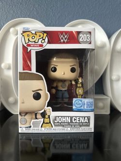 Funko Pop! WWE - John Cena with Spinner Champ Belt #203 (Funko Exclusive) W/ Protector