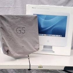 Apple imac G5 Computer Works,  No damage M9844LL/A iMac G5 Model No: A1058 iMac G5 17"/2.0/512MB/160GB/SUPER/56K/BT/AP