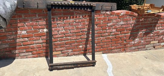 Brunswick Wall Mount Cue Rack No. 22, manufactured by The Brunswick-Balke-Collender https://offerup.com/redirect/?o=Q29tcGFueS5EYXRpbmc= from the late