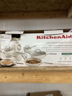 KitchenAid 11-Piece Hard-Anodized Ceramic Cookware Set