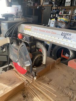 Radial arm saw 10”