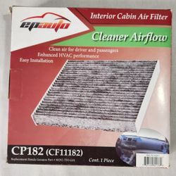 brand new EPAuto Honda cabin air filter Accord Civic CRV CR-V Fit Insight Odyssey Pilot; Acura Integra/MDX/RDX/TLX 2009-2025