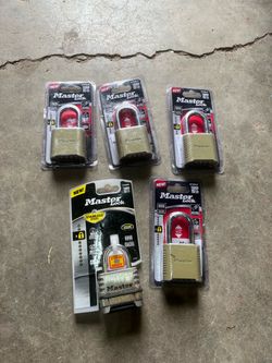 5 master lock brand new