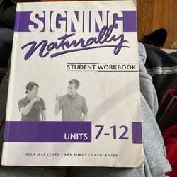 Signing Naturally 7-12 (Read Description!!!)