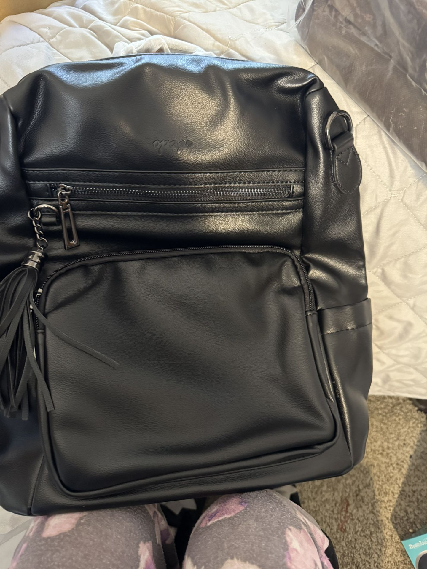 Black Backpack Purse