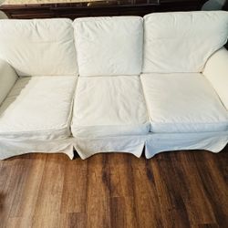 Pottery Barn Couch And Loveseat 