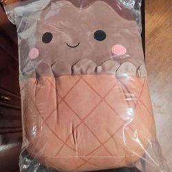 New 16" Squishmallow Martha Chocolate Ice Cream Plushie