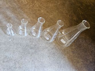 5 units - measurement borosilicate glass set