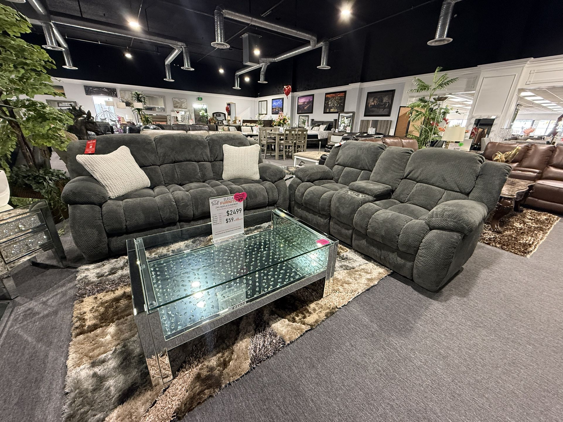 2 Pc Sofa And Loveseat