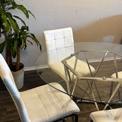 Glass Dining Room Set