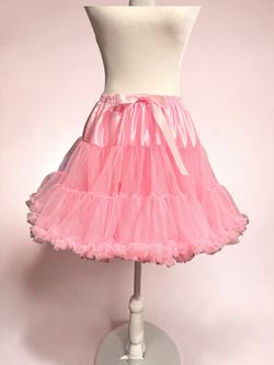 Woman’s Pink Petticoat Skirt