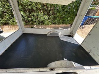 Black Rubber Trailer Floor Mat