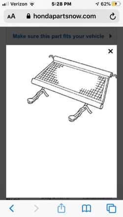 Honda pilot Part No.: 08U36-S9V-100 net, separater, Separation