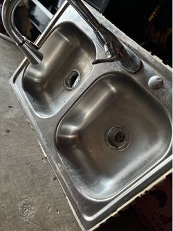 Sink and faucet
