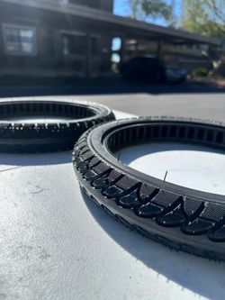 2 - 16x2.125 Tire Bicycle Solid Tire Mountain Bike Tires High-quality Materials