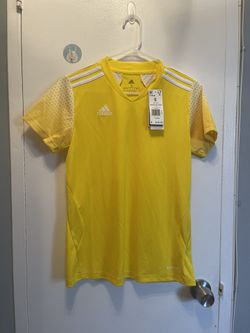 Nwt Yellow Adidas T Shirt For Women Size S Mrcp $40