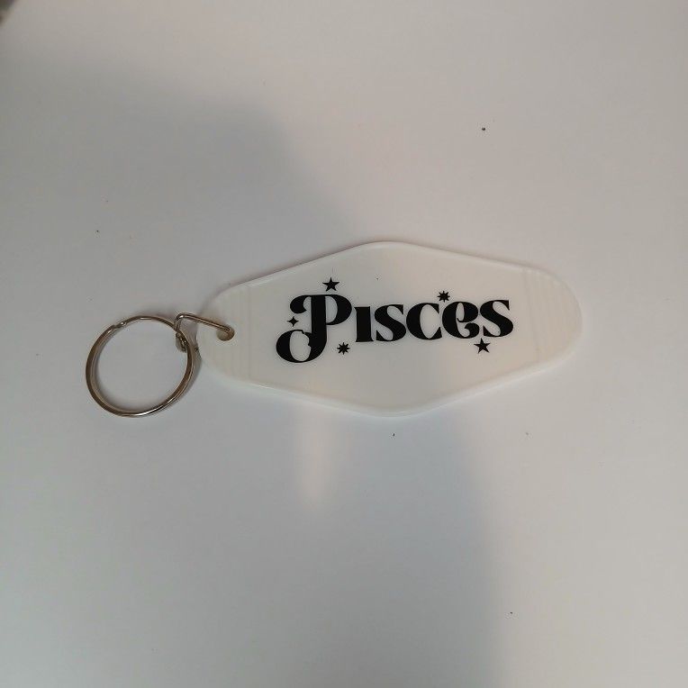 Hotel Key Zodiac Sign Keychain