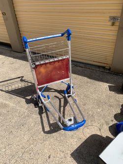Repurposed luggage cart