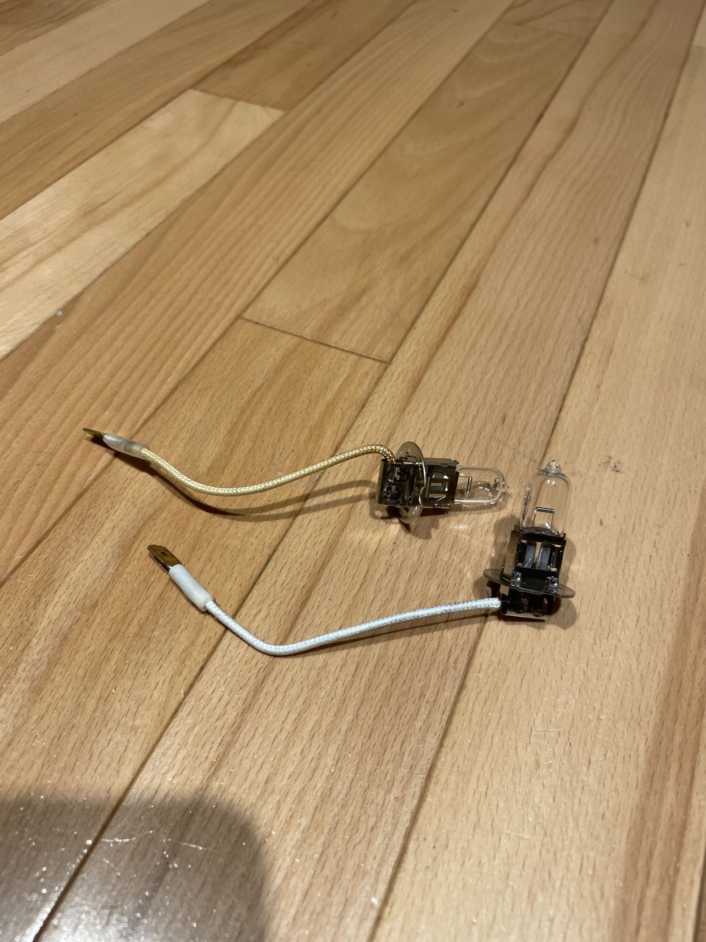 Pair of H3 Halogen Bulbs – Sylvania SilverStar + OEM – 55W