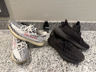 Yeezys reflective and zebras