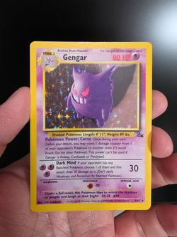 Gengar Holo Rare Pokémon Card 5/62