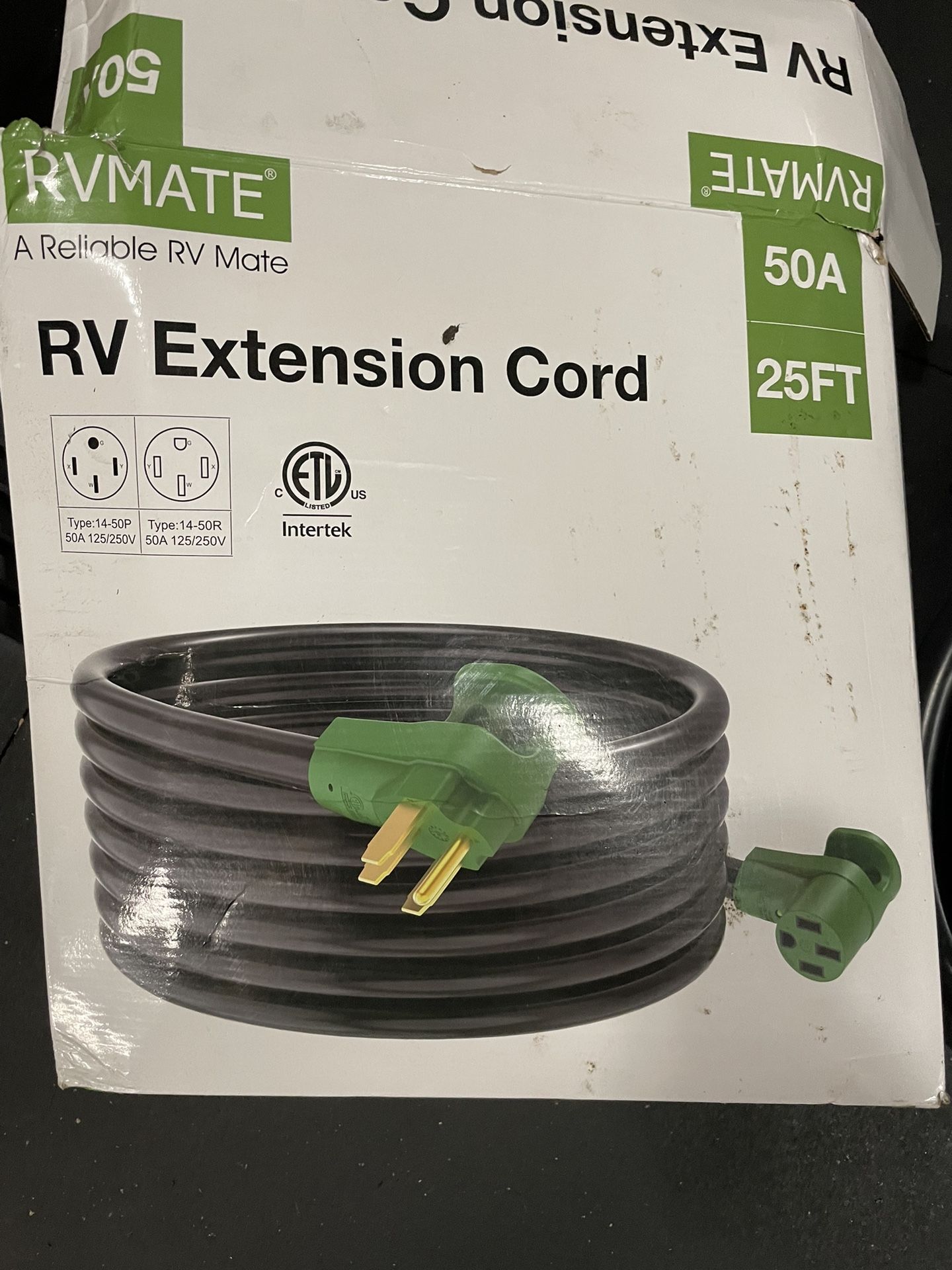 25 FT RV Extension Cord