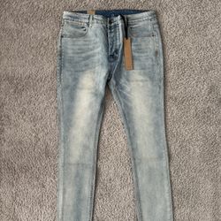 Ksubi Jeans Light Wash Van Winkle Size 38