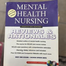 Mental Health Nursing: Reviews & Rationales by Mary Ann Hogan (2002-03-14)