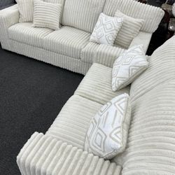 Stunning Styling Couch And Loveseat! 