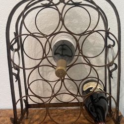 Wrought Iron Wine rack