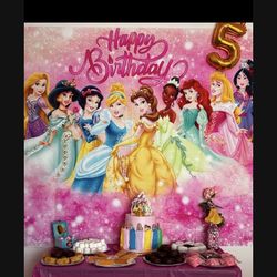 Princess Back Drop $7