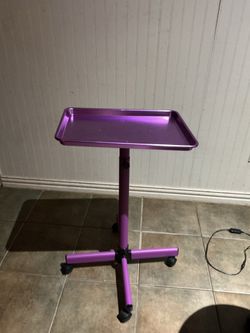 Purple rolling stand