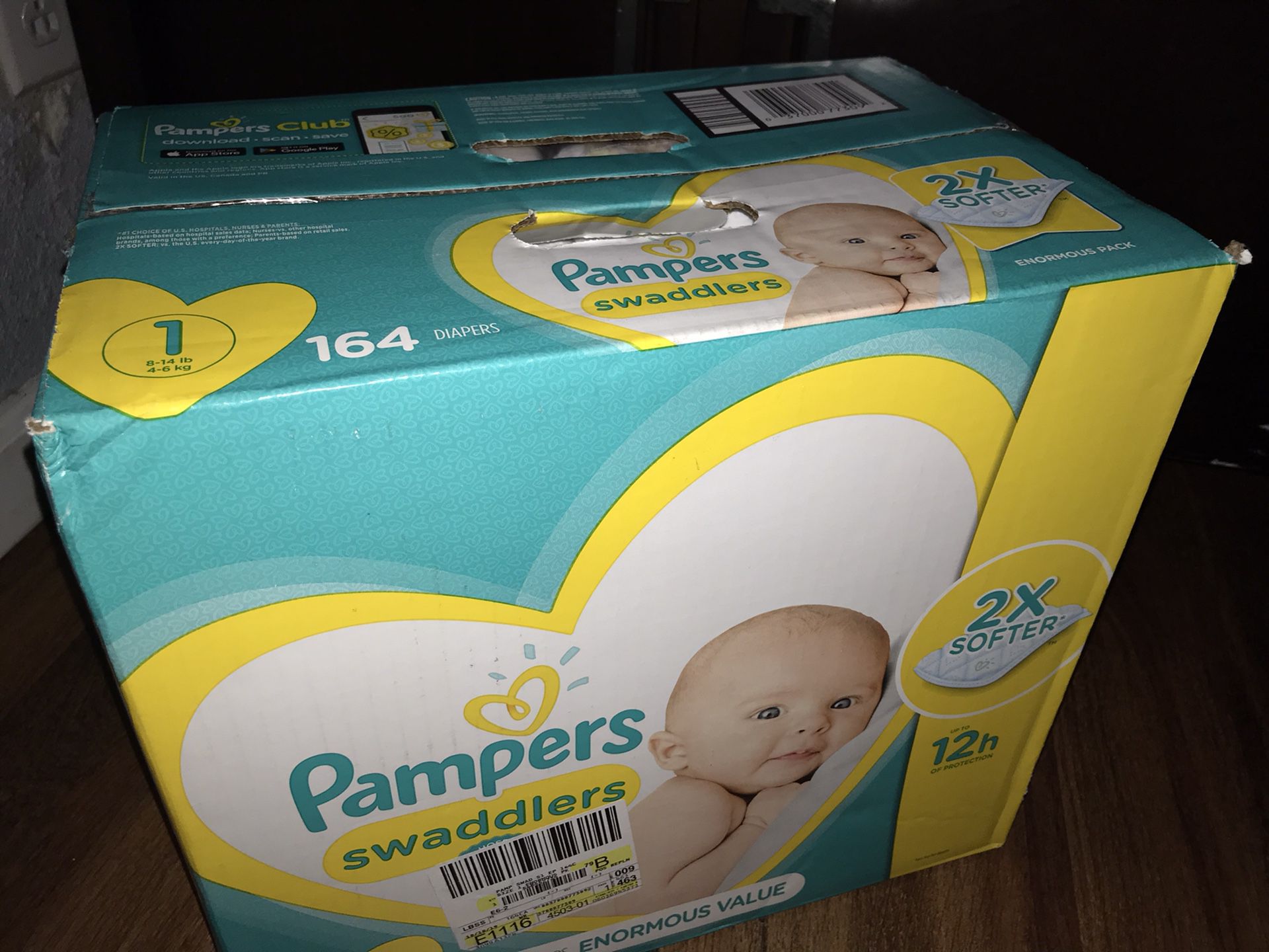 Pampers swaddles