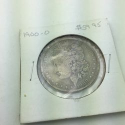 1900 O Morgan Silver Dollar Silver Coin 