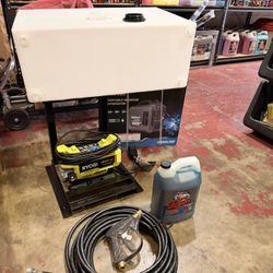 Small car wash setup 