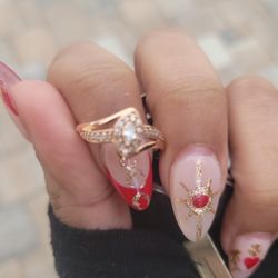 Diamond Rose Gold Ring