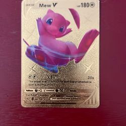 Mew V Gold Foil