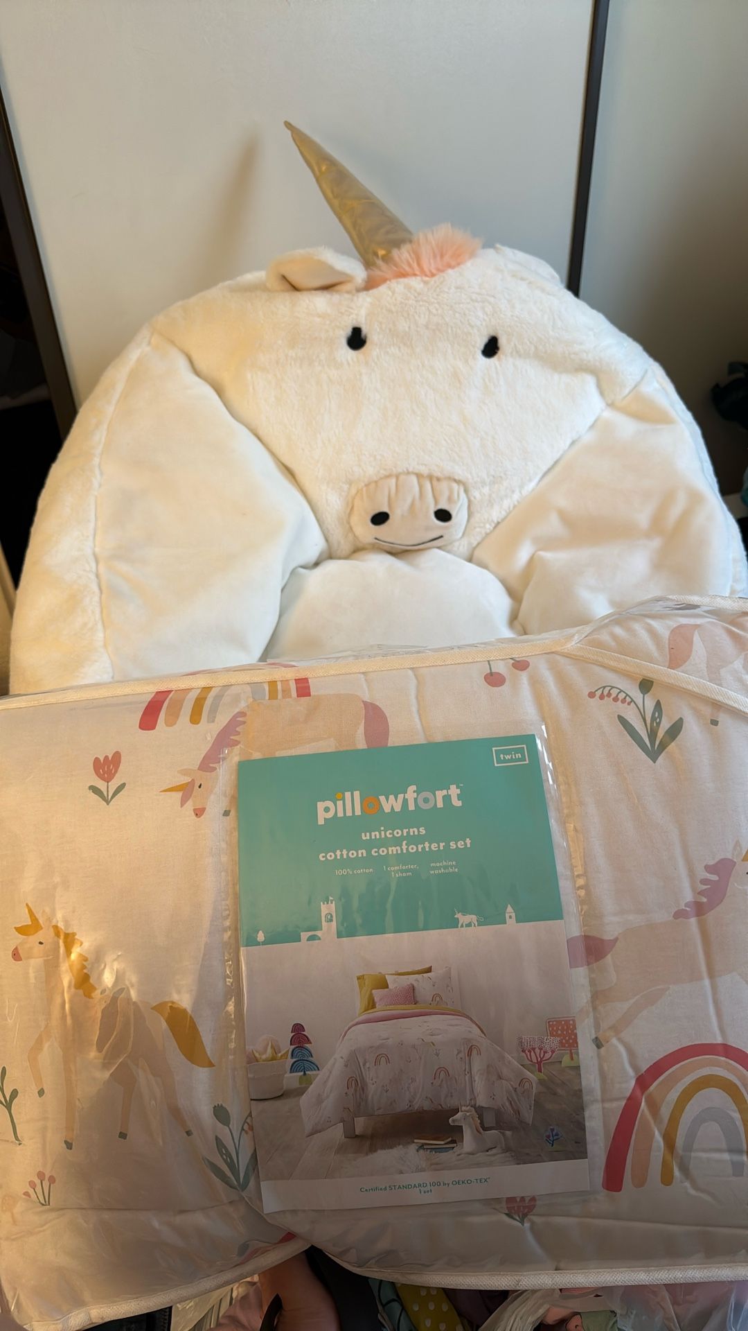 Pillowfort Unicorn Beanbag Chair Twin Comforter