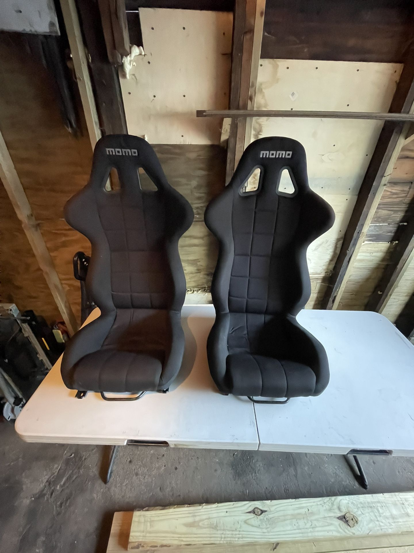 Momo Course Racing Seats With Sliders *used*
