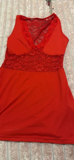 Sexy red dress