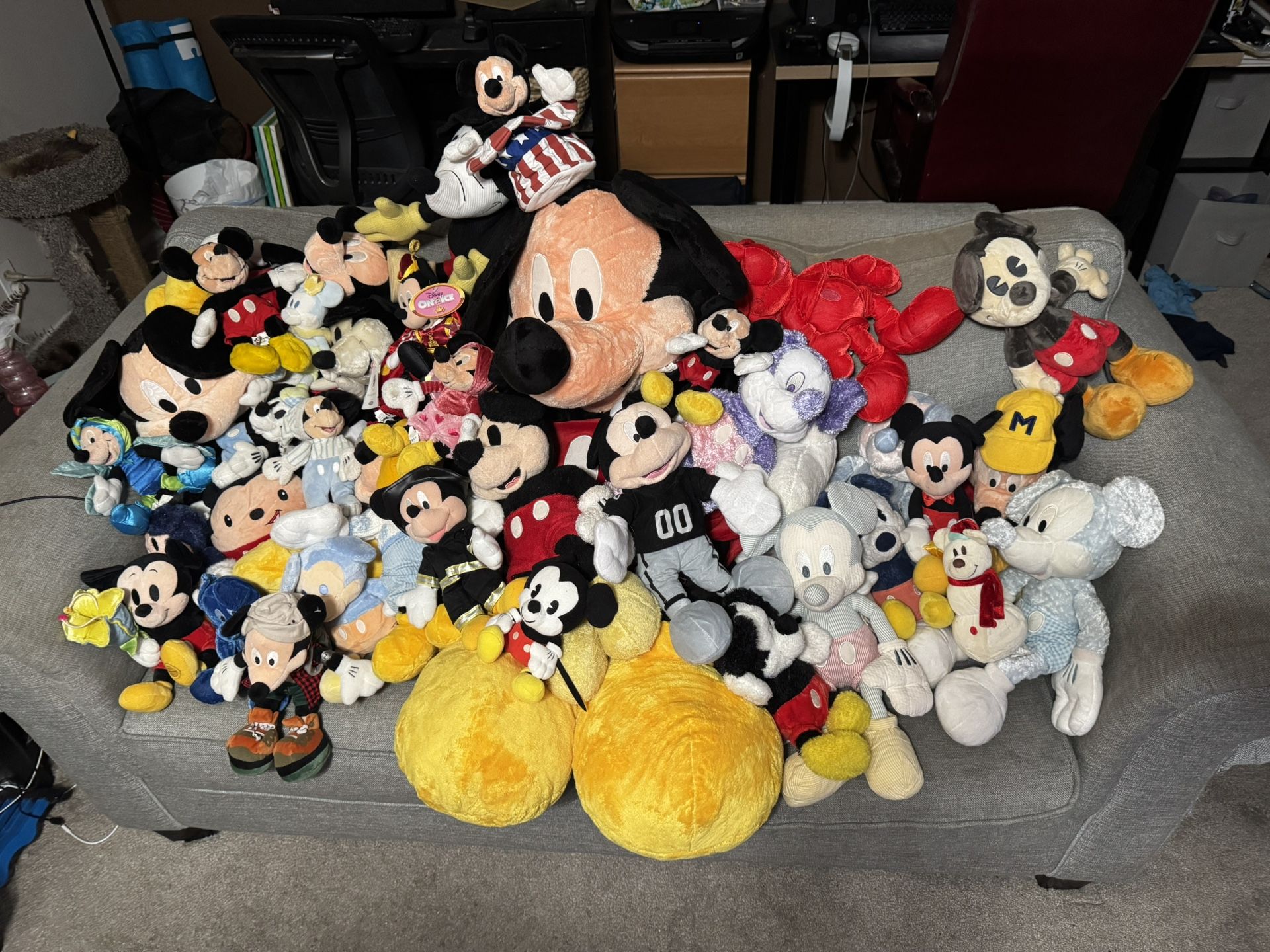 Assorted Mickey Mouse Plush Plushies 