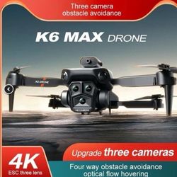 K6- Max 4K  RC Professional Drones with 3 Cameras HD 4 Way
