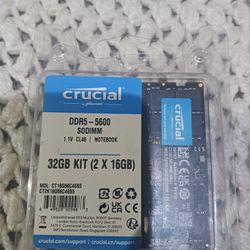 DDRM 5600 SODIMM 32GB KIT(2 X 16GB) FOR SALE!!