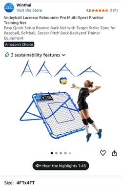 Rebounder Net - Baseball, softball, volleyball